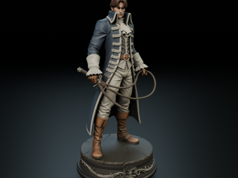 Richter Belmont Castlevania 3D 打印模型