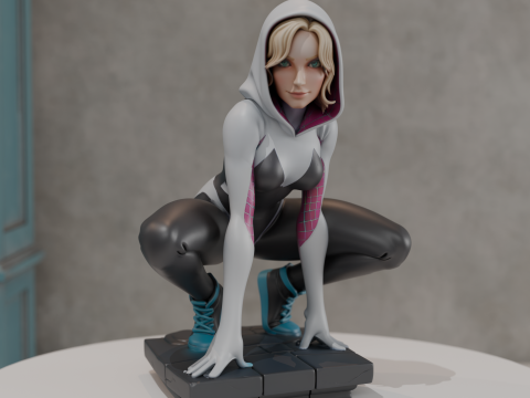 Spider Woman Gwen Stacy 3D 打印模型