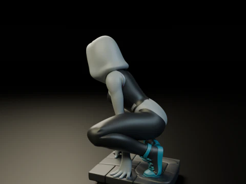 Spider Woman Gwen Stacy 3D Print Model