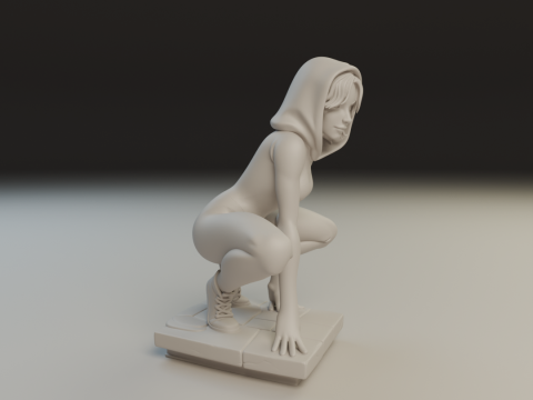 Spider Woman Gwen Stacy 3Dプリントモデル