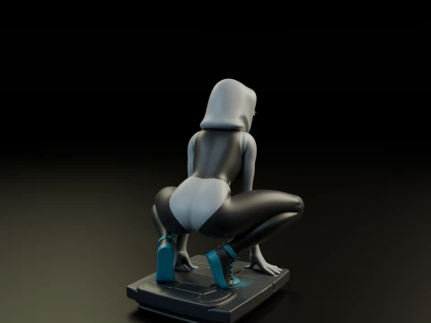 Spider Woman Gwen Stacy 3D Print Model