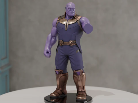 Thanos Modèles 3D en vedette