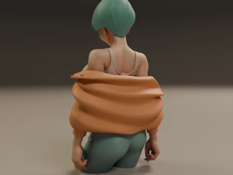 Bulma pin-up 3D Print Model