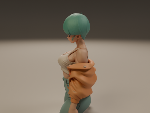 Bulma pin-up 3D प्रिंट मॉडल
