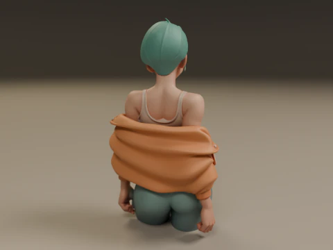 Bulma pin-up 3D Print Model