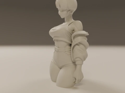 Bulma pin-up 3D Print Model