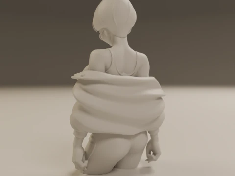 Bulma pin-up 3D Print Model
