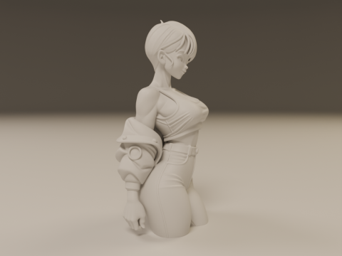 Bulma pin-up 3D प्रिंट मॉडल