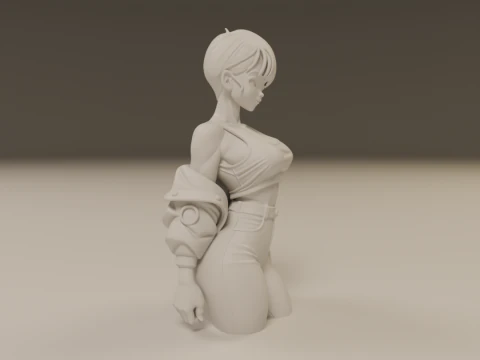 Bulma pin-up 3D Print Model