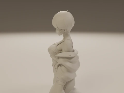 Bulma pin-up 3D Print Model