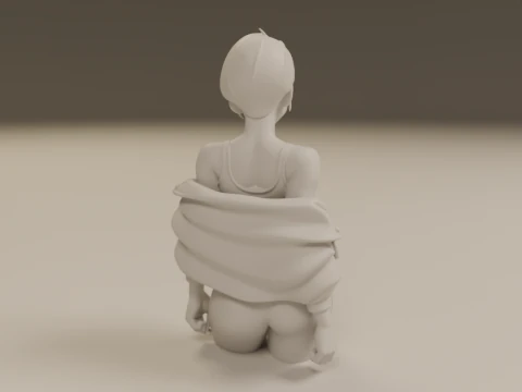 Bulma pin-up 3D Print Model