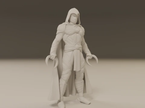 Moon Knight 3D Print Model