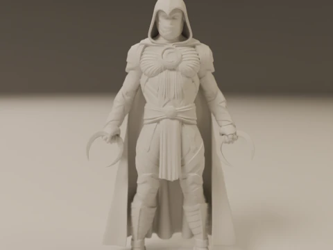 Moon Knight 3D Print Model