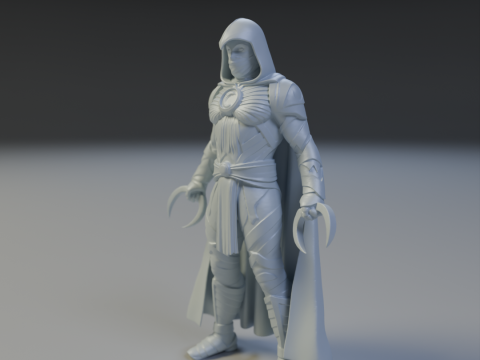 Moon Knight 3Dプリントモデル