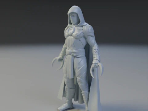 Moon Knight 3D Print Model