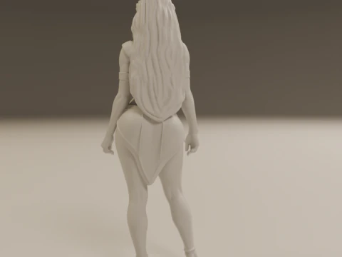 Pocahontas pin-up 3D Print Model