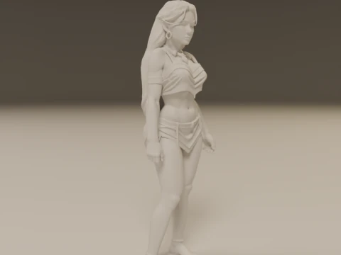 Pocahontas pin-up 3D Print Model