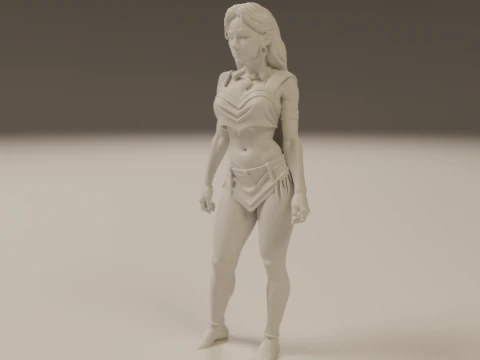 Pocahontas pin-up 3D Print Model