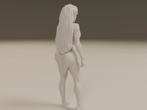 Pocahontas pin-up 3D Print Model
