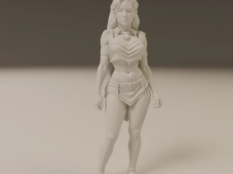 Pocahontas pin-up 3D Print Model