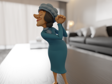 Dona clotilde 3D Baskı Modeli