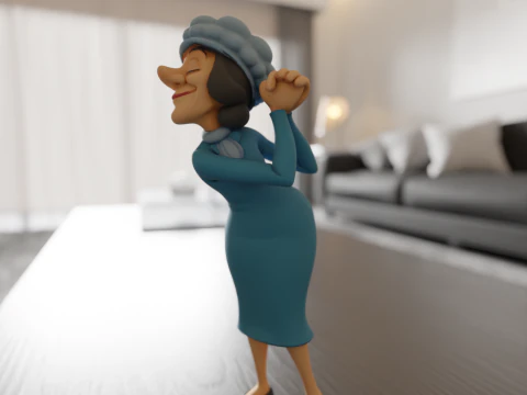 Донья Клотильда 3D Принт Модель