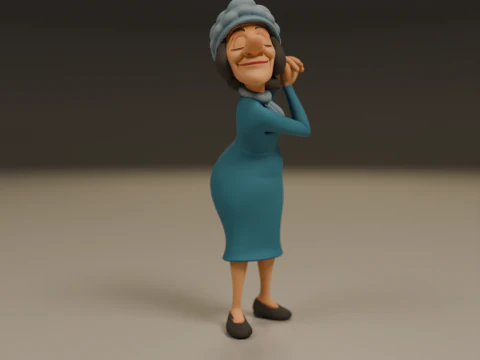 Dona clotilde 3D Print Model