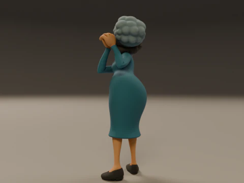 Dona clotilde 3D Print Model