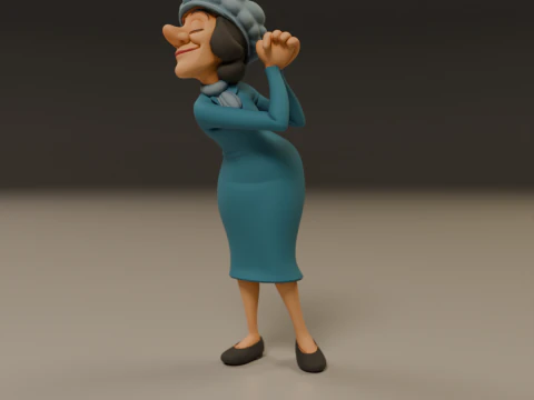 Dona clotilde 3D Print Model