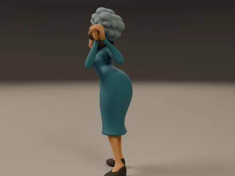 Dona clotilde 3D Print Model