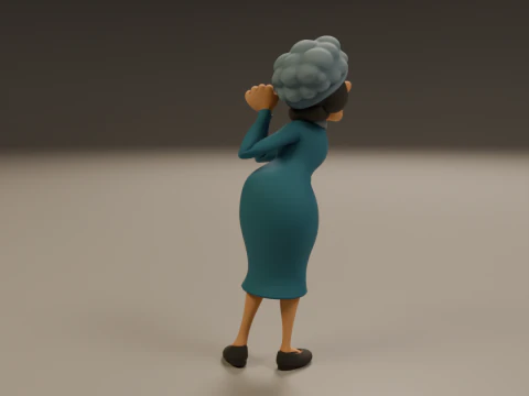 Dona clotilde 3D Print Model