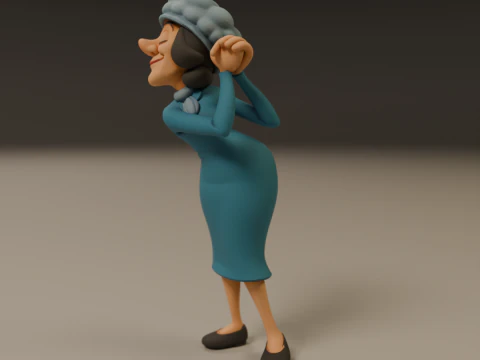 Dona clotilde 3D Print Model