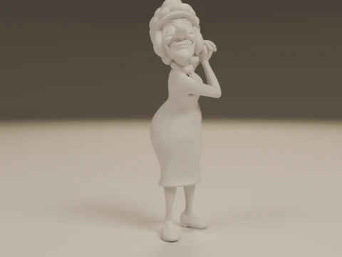 Dona clotilde 3D Print Model