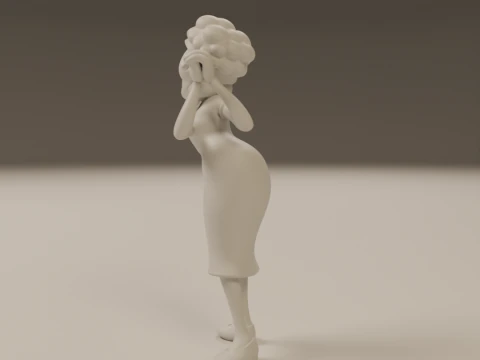 Dona clotilde 3D Print Model