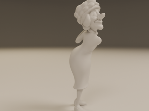 Dona clotilde Model Cetak 3D