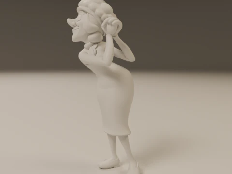 Dona clotilde 3D Print Model