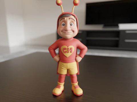 El Chapul&iacute;n Colorado Modelo de Impressão 3D