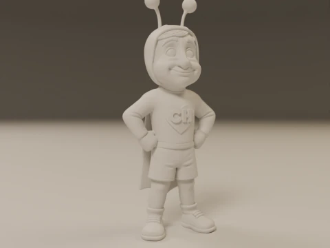 El Chapulin Colorado 3D Print Model