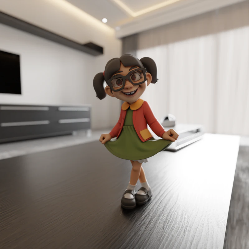 Chiquinha - La Chilindrina Modelo de Impressão 3D .c4d .max .obj .3ds .fbx .stl .blend 