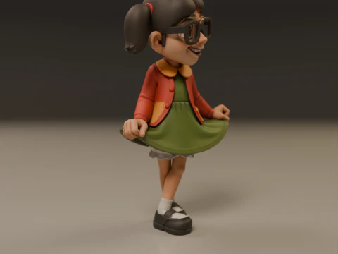 Chiquinha - La Chilindrina Modelo de Impressão 3D