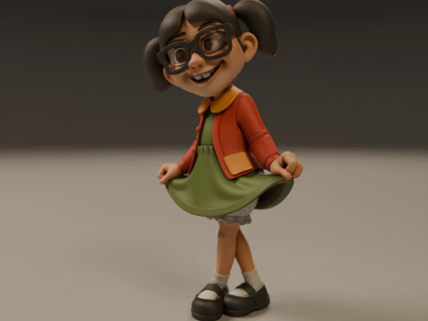 Chiquinha - La Chilindrina Modelo de Impressão 3D