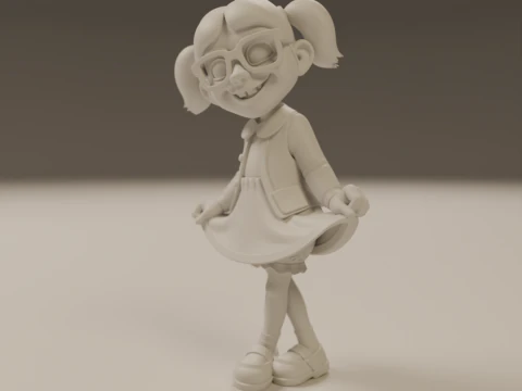 Chiquinha - La Chilindrina Modelo de Impressão 3D