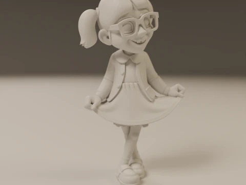 Chiquinha - La Chilindrina Modelo de Impressão 3D