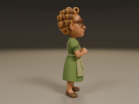Dona Florinda 3Dプリントモデル