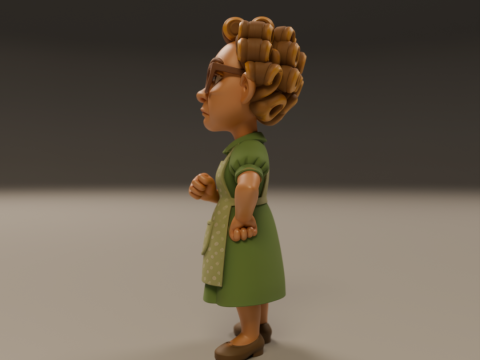 Dona Florinda 3Dプリントモデル