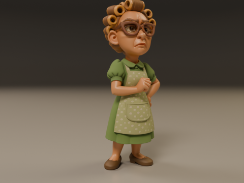 Dona Florinda 3Dプリントモデル
