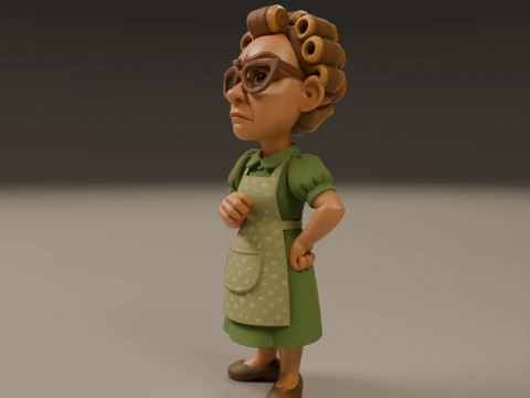 Dona Florinda 3D Print Model