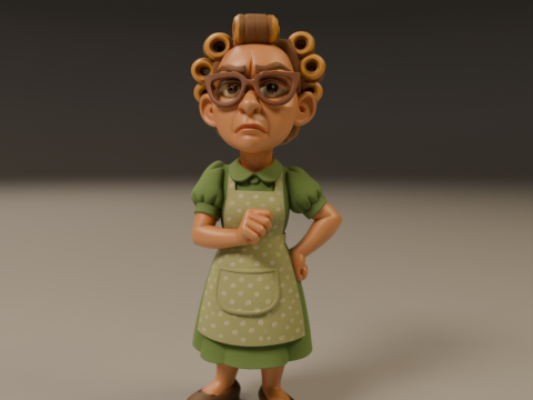 Dona Florinda 3Dプリントモデル