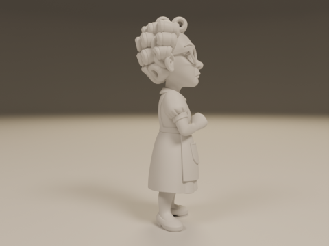 Dona Florinda 3Dプリントモデル