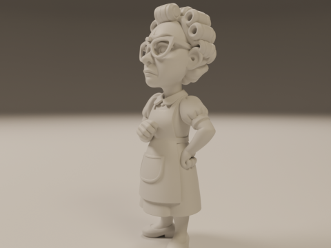 Dona Florinda 3Dプリントモデル